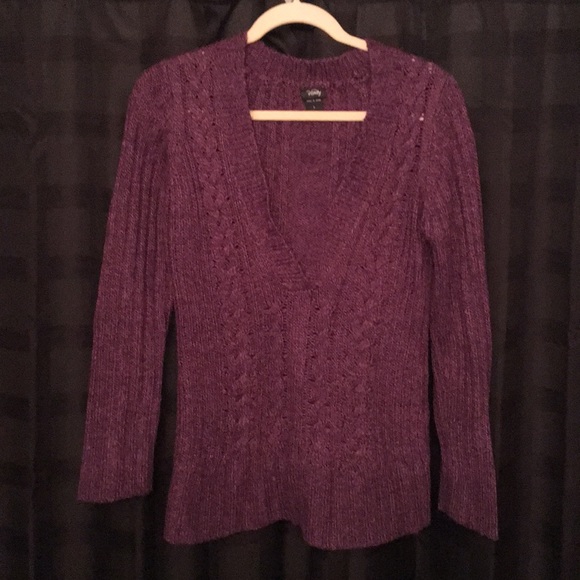 Women’s size Large Purple Sweater - Picture 1 of 1